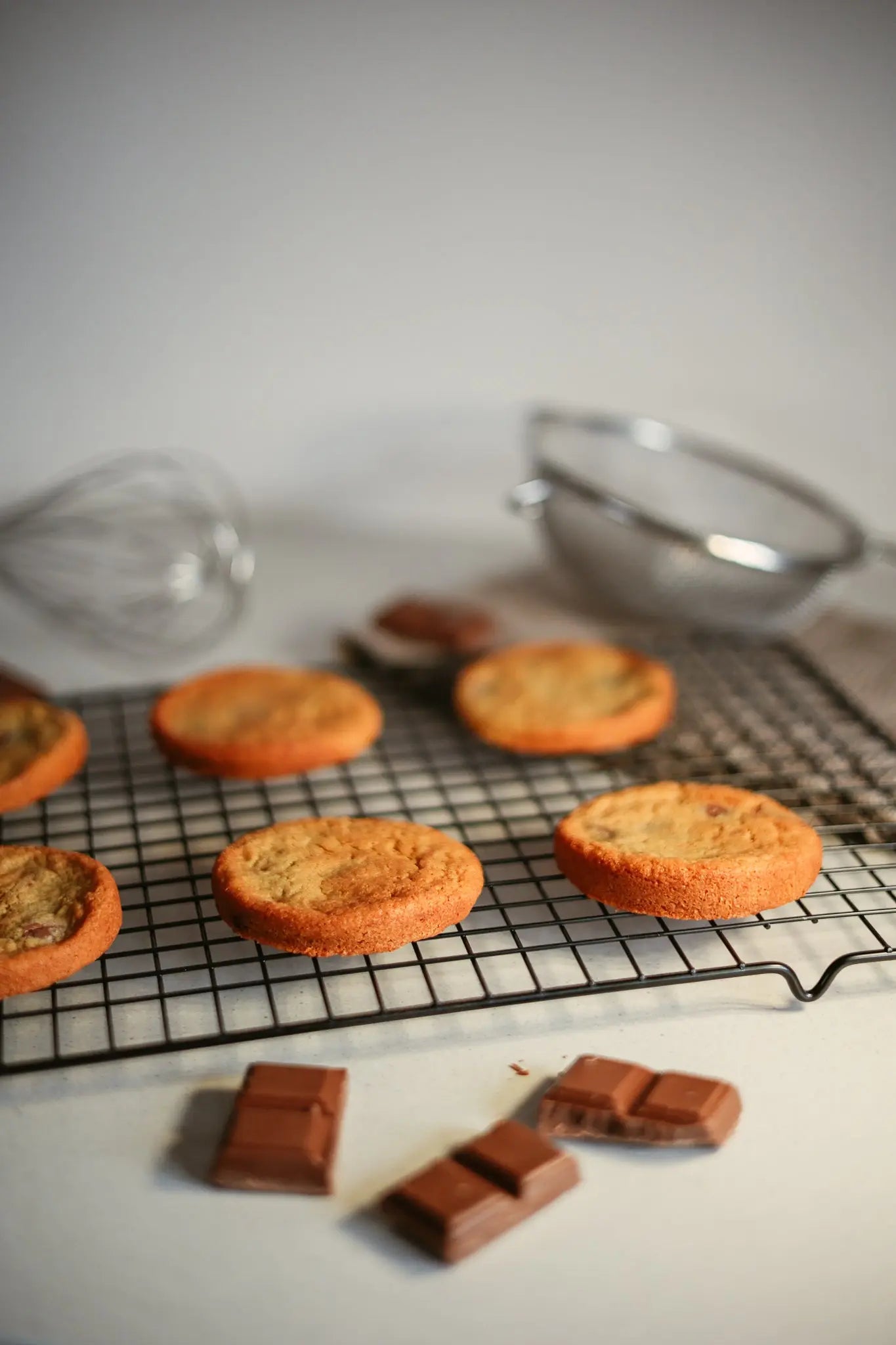 6 × Kinako and Belgian Milk Chocolate Cookies sancha