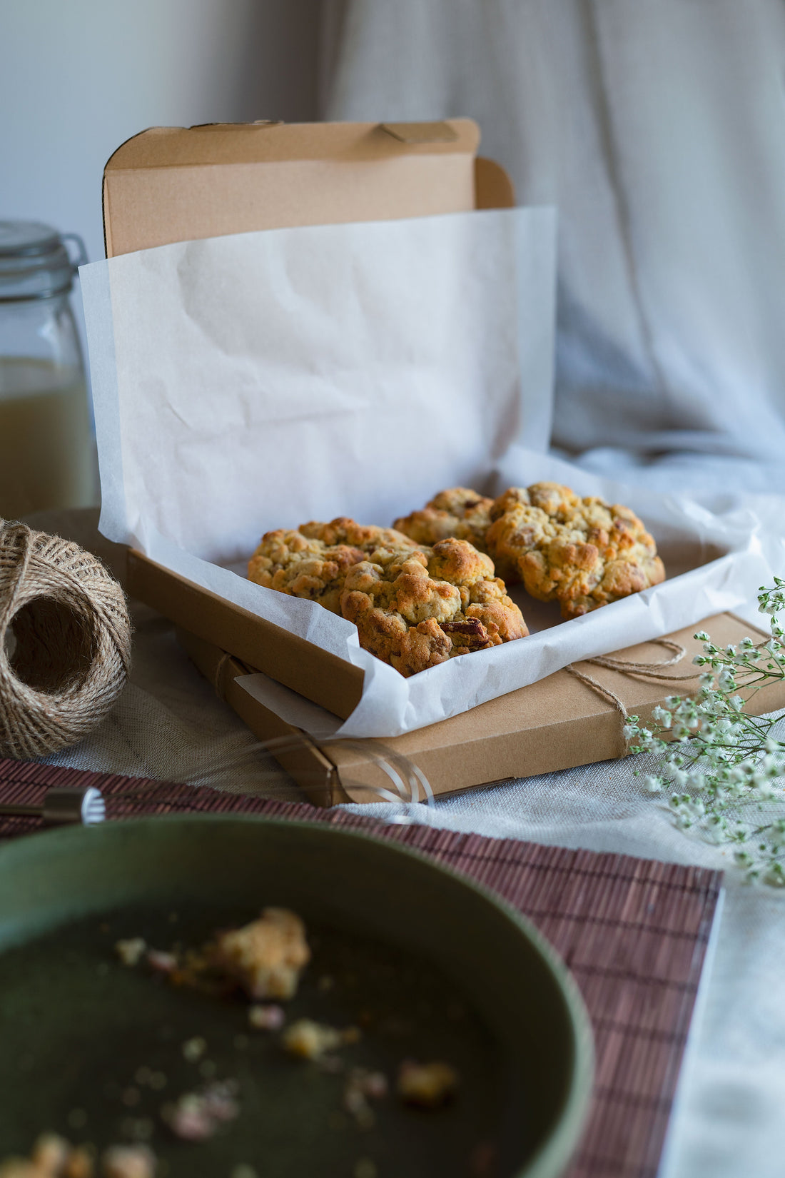 4 × Kinako, Pecan and Belgian Caramel Chocolate Cookies sancha